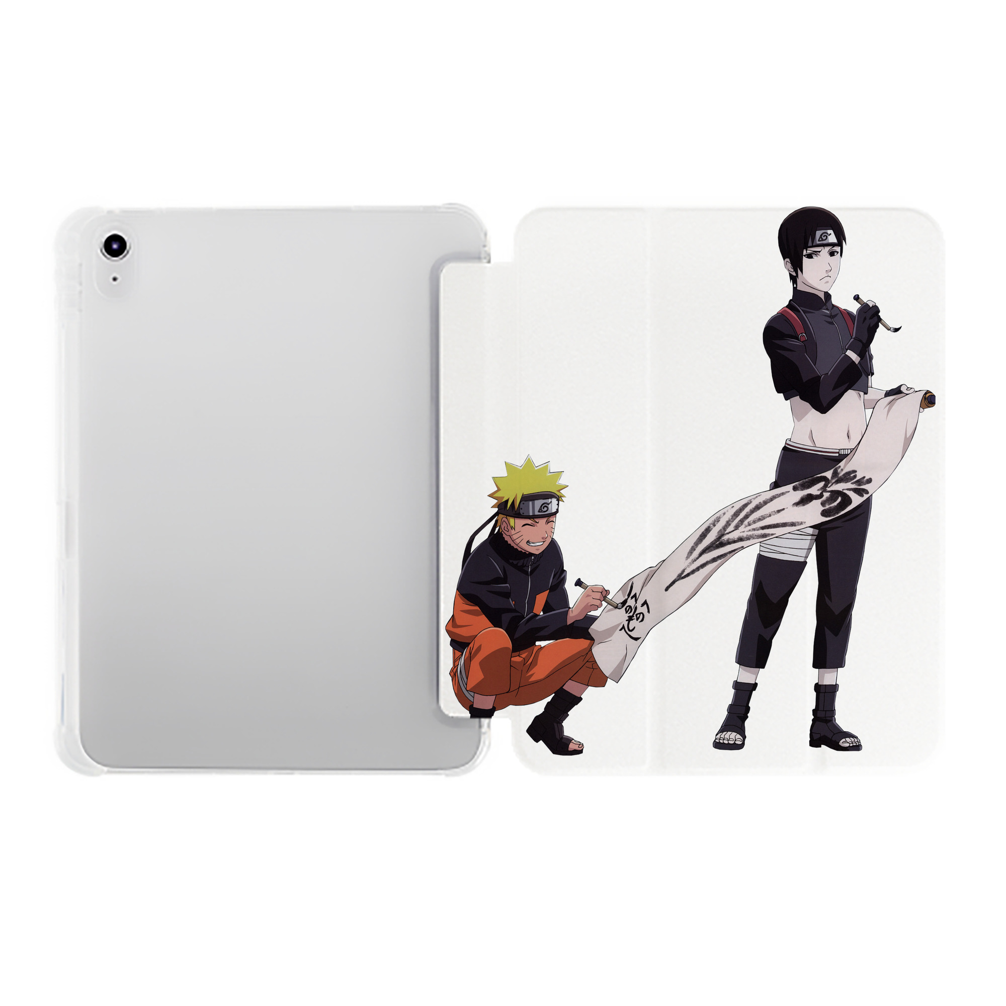 （画像用） NARUTO -ナルト- うずまき ナルト Uzumaki Naruto IPad ケース ペン収納付き 三つ折りスタンド PUレザー×シリコン 対応機種9.5/10.5/10.9インチ